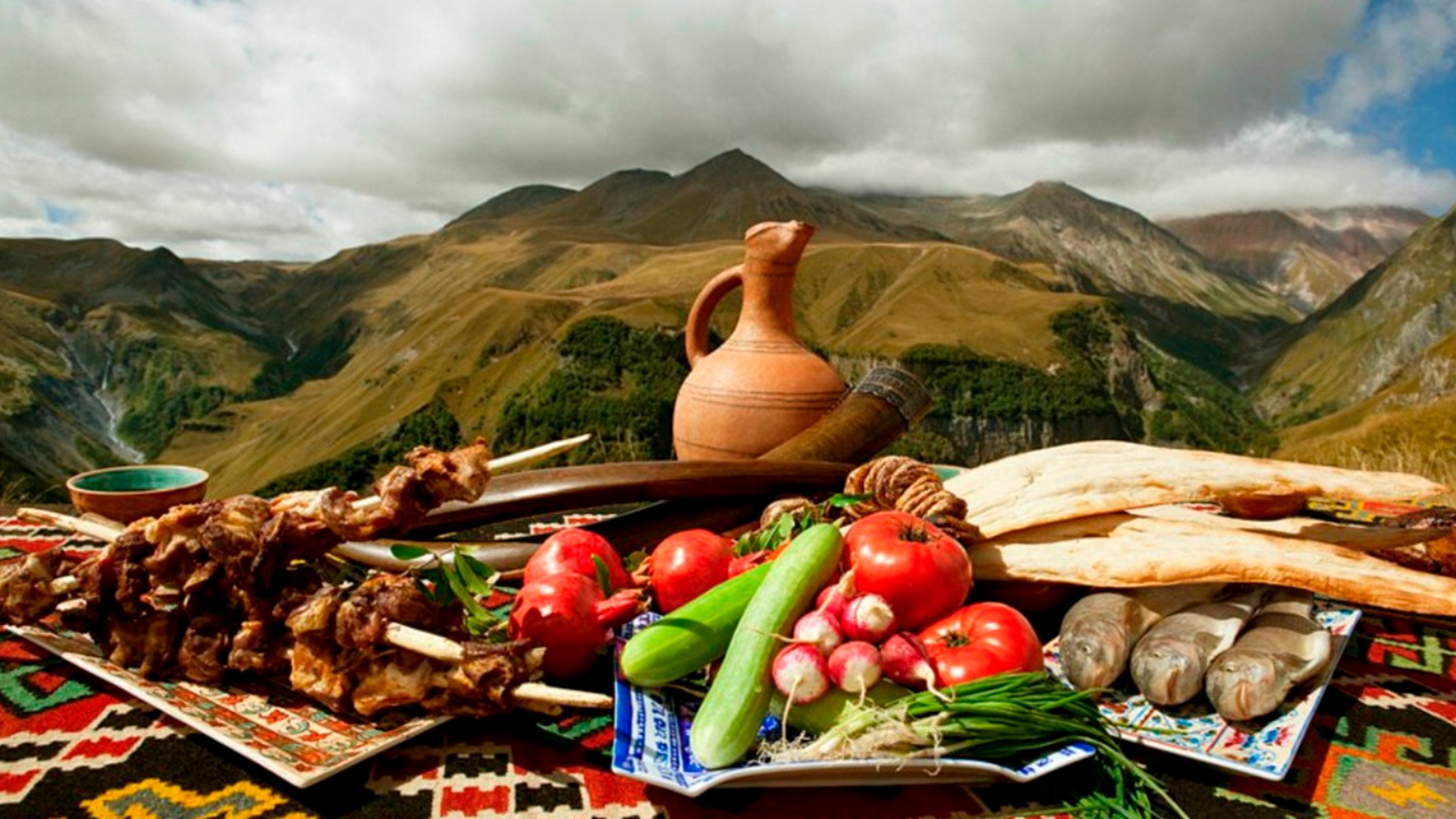 Грузия Национальная кухня