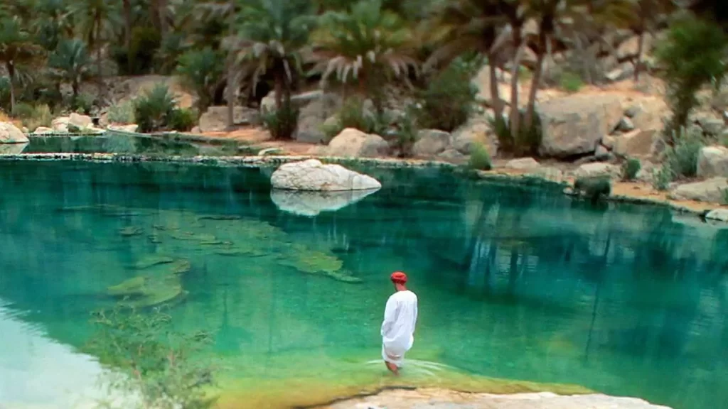 Оман Купание в Вади Бани